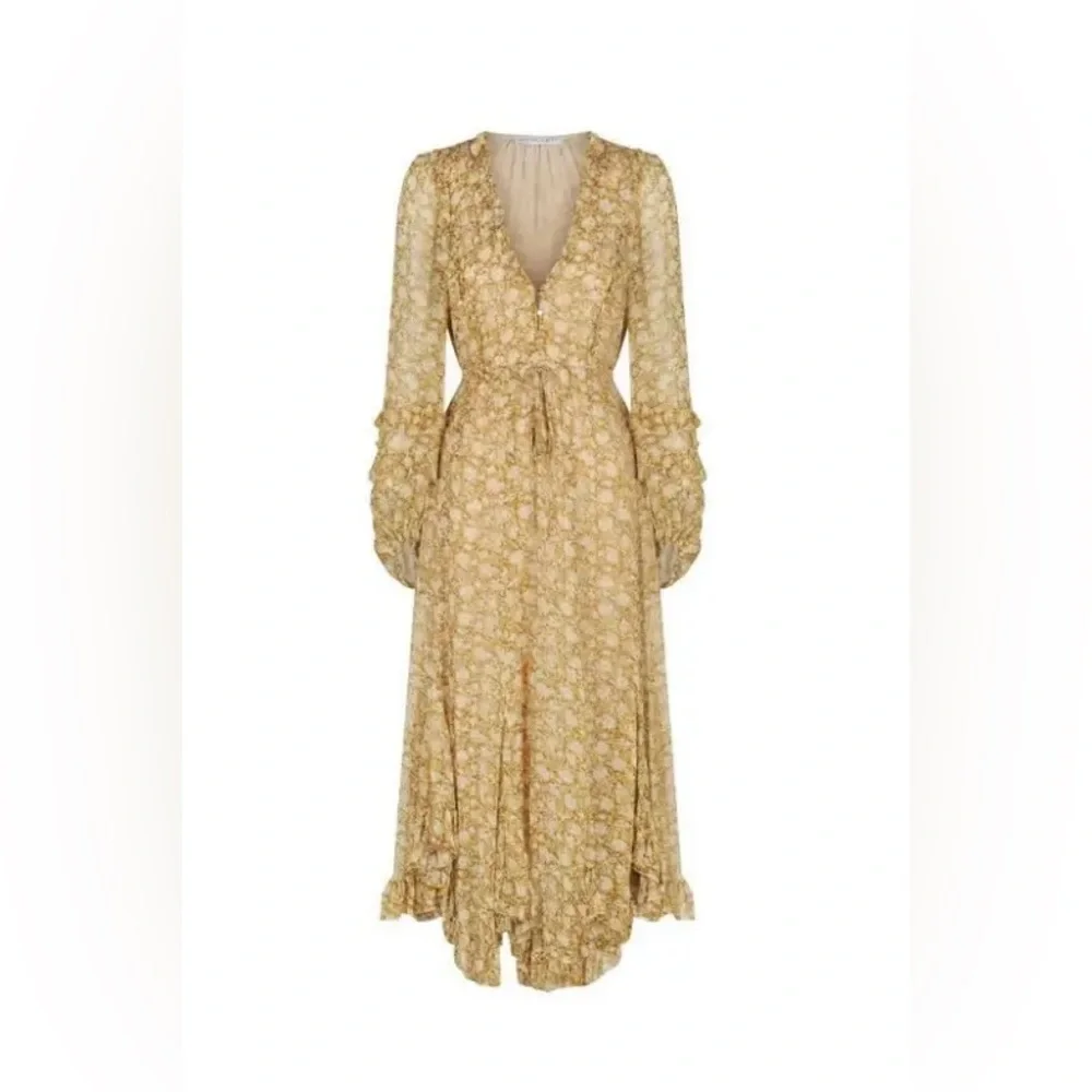 Shona Joy Julia Balloon Sleeve Godet Midi Dress - Picture 3 of 7